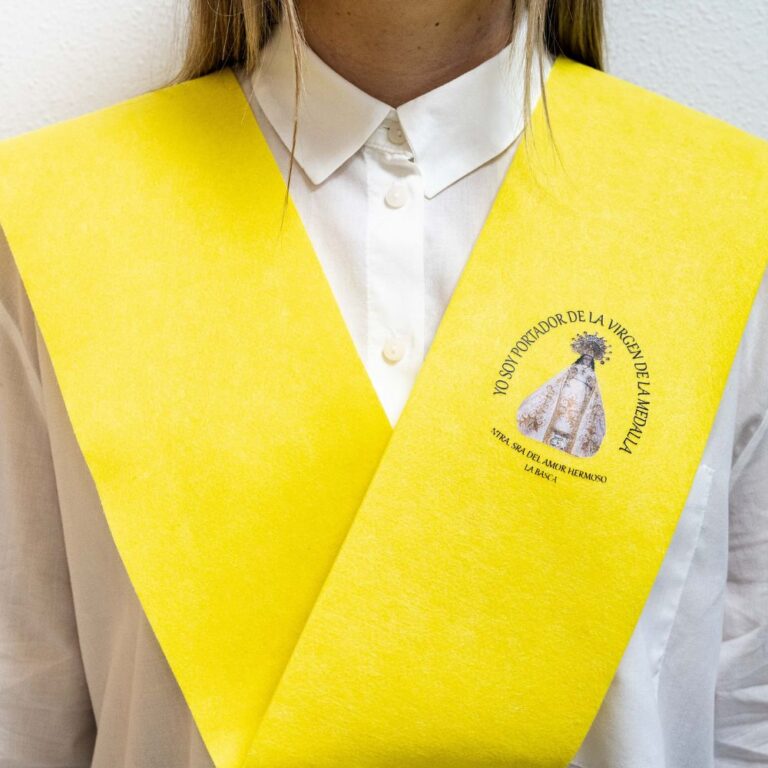 bourse sérigraphiée jaune